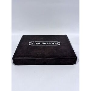 Vintage‎ 80s Vidal Sassoon Professional Travel Curling Iron Brush Set VS 125 GUC